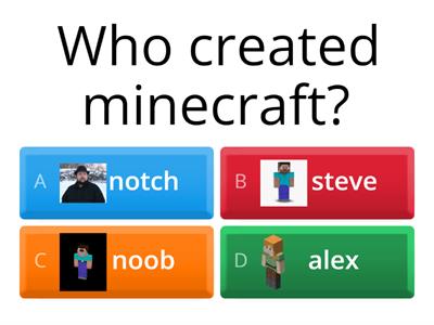 Minecraft quiz