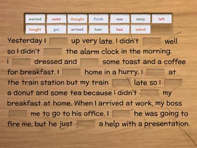 A2.U11 | Past Simple | Text