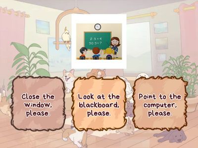 Classroom instructions