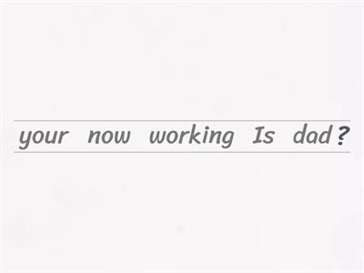 Present Continuous - Interrogative 1