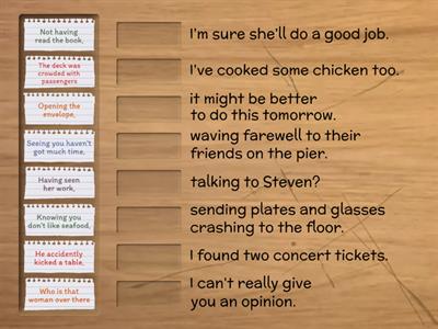 Participle Clause Dominoes
