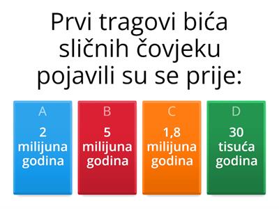 Od sakupljača i lovca do stanovnika grada