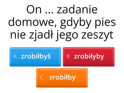 Tryb przypuszczający