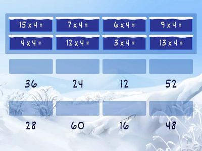  Multiply by 4 Special Multiples