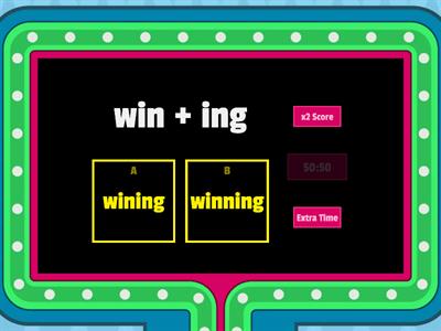 CVC Doubling Rule - Double or not?