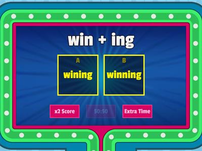 CVC Doubling Rule - Double or not?