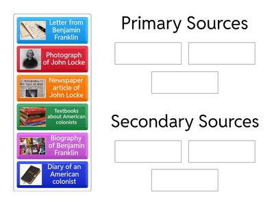 Primary and Secondary Sources