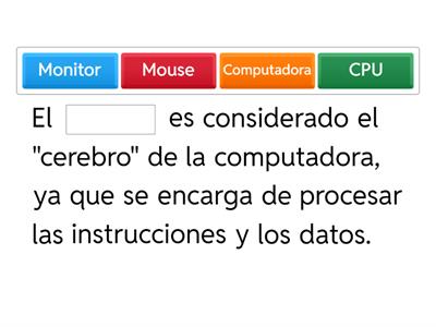 Partes de la computadora