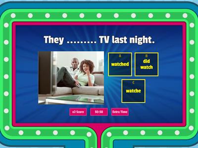 Simple past (regular verbs)