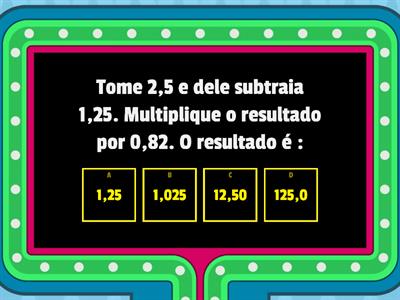 Multiplicação de decimais