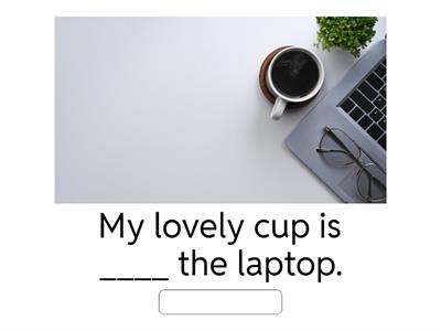 Prepositions of place: read & fill in