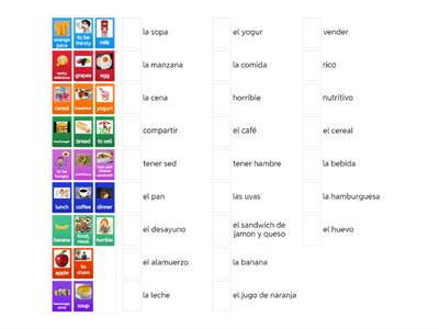 Avancemos 1 Unit 3 Lesson 1 Vocabulary Practice