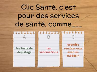 Clic Santé (FMP 2)
