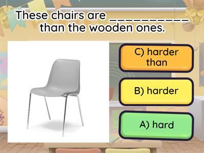 BH2 Unit 9 - comparatives quiz