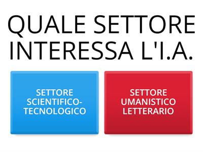 INTELLIGENZA ARTIFICIALE