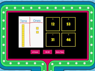 Place Value:  Tens and Ones Quiz