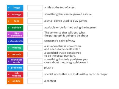 English Vocabulary Day One