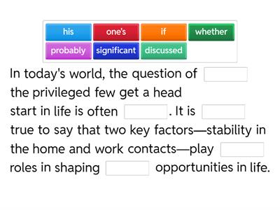 Advanced 1 - Essay (Useful Language)