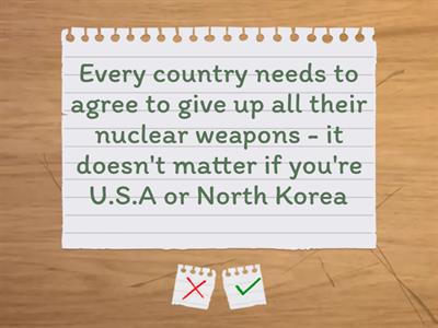 1Solutions: agree or disagree