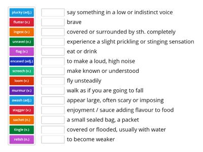 Advanced vocabulary - News and Views Unit 24