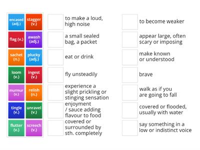 Advanced vocabulary - News and Views Unit 24