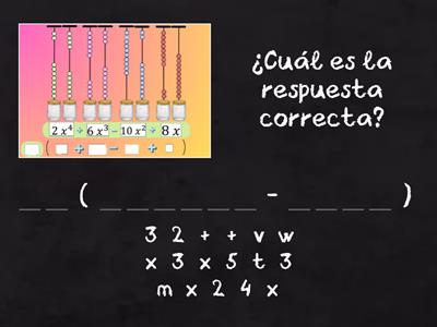 El ábaco: Desarrollo de ejercicios.