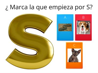  Identificación del fonema S