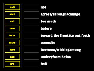 Prefix Match Up