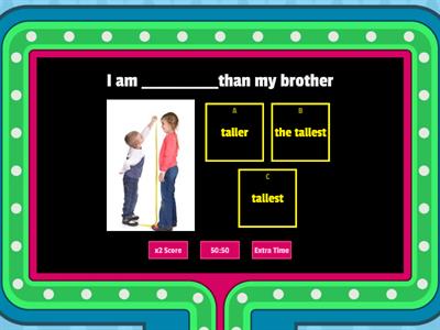 comparative/superlative