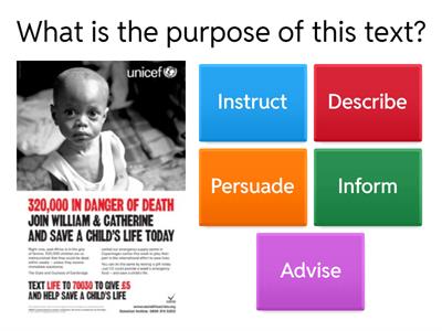 ARB Functional Skills Purposes of Texts