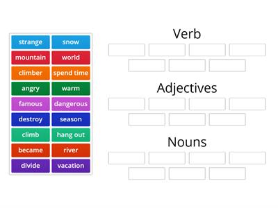 Parts of Speech