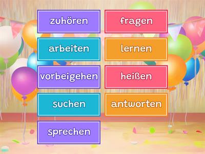 1. VERBOS -AR SIGNIFICADO - AR verbs meaning - Verben auf -AR Bedeutung