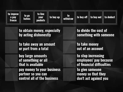 Money phrasal verbs and idioms_C1