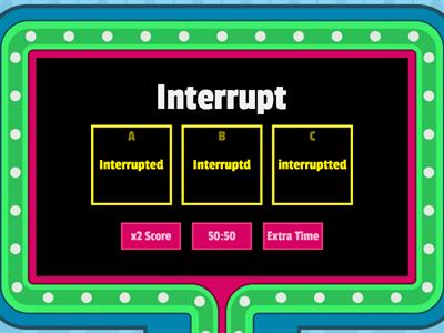 Simple Past Regular Verbs