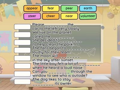 Phonics L5 Term 1 Lesson 14: eer saying ear (I)
