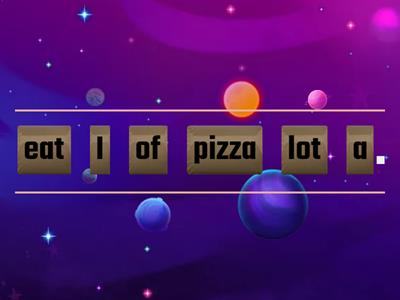 Order the sentences in the correct way!