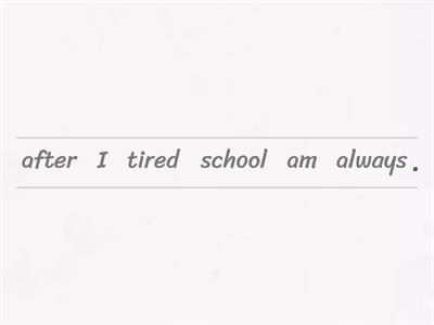 Adverbs of frequency - position.