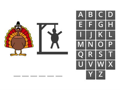 THANKSGIVING HANGMAN