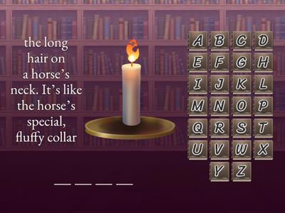 A Unicorn Exploring the Beach Quiz Vocabulary