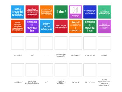 Graniastosłupy i ostrosłupy 8c