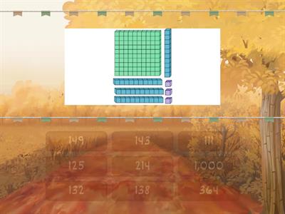 Counting Base 10 Blocks - 100 10 1