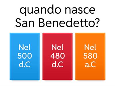 quiz su san Benedetto