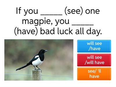 First conditional Quiz