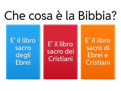 Bibbia classe 3 - A