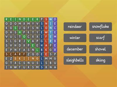 Winter Wordsearch