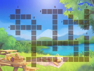 things outside crossword