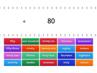 Find the match 11 to 100 