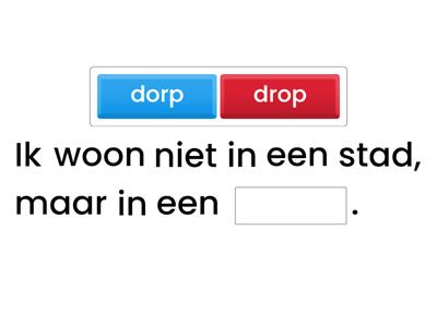 NT2 spelling|naar de stad