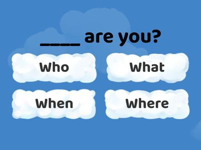 Comprehensive Who / What / When / Where