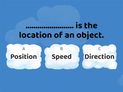 Gr3 Lesson 1: Motion Vocabulary